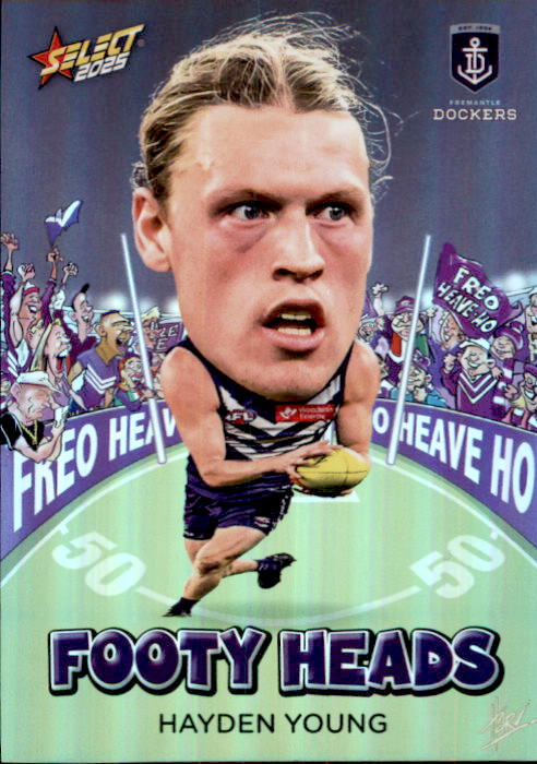 Hayden Young, FH36, Footy Heads, 2025 Select AFL Footy Stars