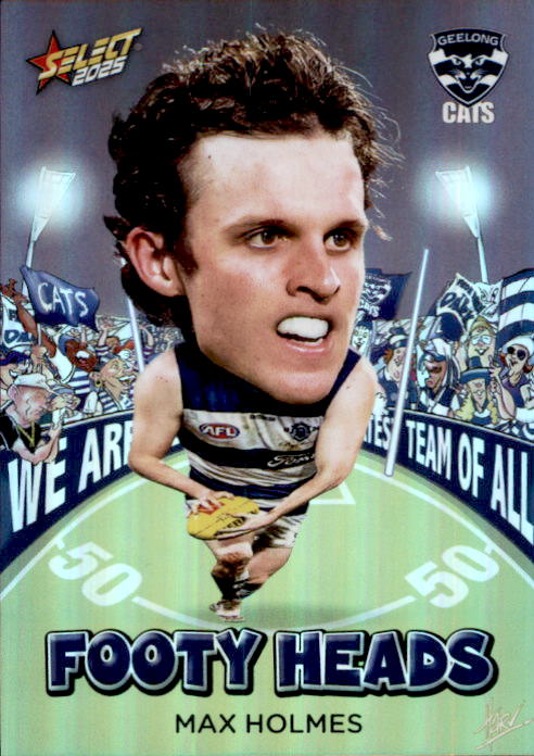 Max Holmes, FH40, Footy Heads, 2025 Select AFL Footy Stars