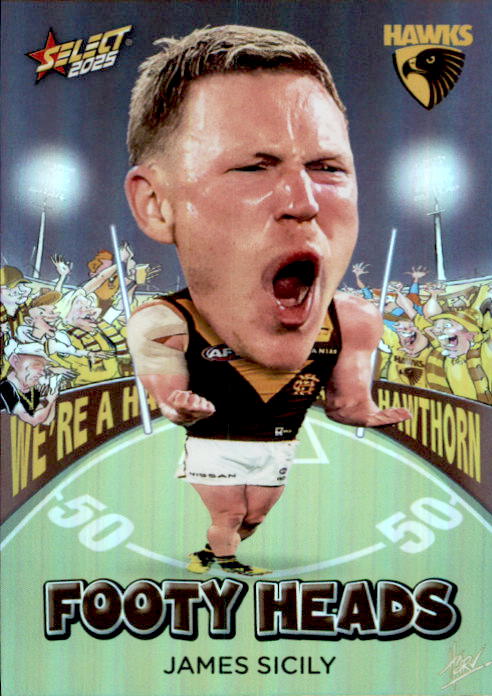 James Sicily, FH59, Footy Heads, 2025 Select AFL Footy Stars