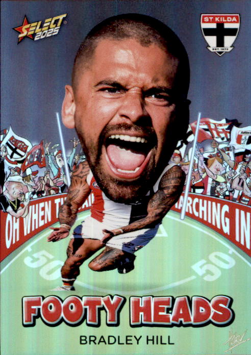 Bradley Hill, FH86, Footy Heads, 2025 Select AFL Footy Stars