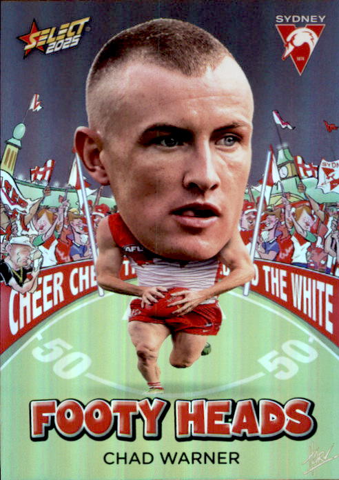 Chad Warner, FH96, Footy Heads, 2025 Select AFL Footy Stars