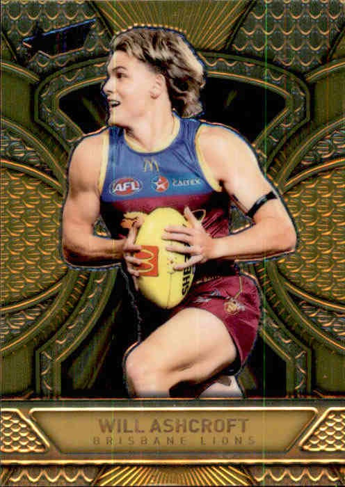 Will Ashcroft, LDG15, Luminous Dragon Scales Refractor Gold, 2025 Select AFL Footy Stars