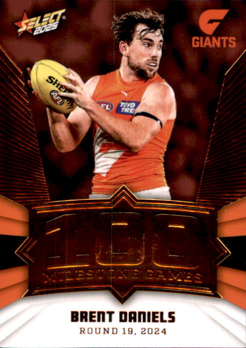 Brent Daniels, MG48, Milestone, 2025 Select AFL Footy Stars