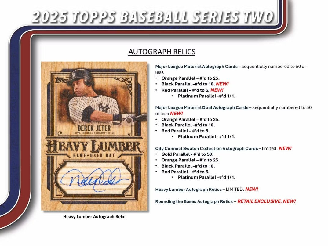 2025 Topps Series 2 Baseball 7-Pack Blaster Box