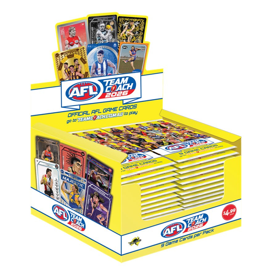2026 Teamcoach AFL 36 pack Box - MAX 2 PER CUSTOMER