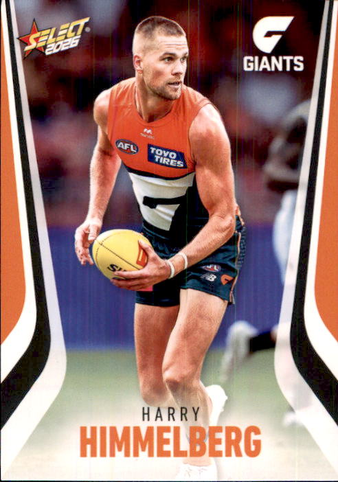2026 Select Footy Stars AFL Common Cards - Cards 1 to 100 - Pick Your Card