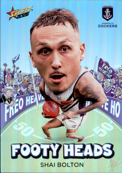 Shai Bolton, FH32, Footy Heads, 2026 Select AFL Footy Stars