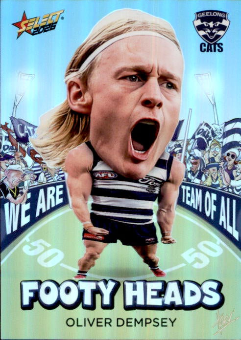 Oliver Dempsey, FH40, Footy Heads, 2026 Select AFL Footy Stars