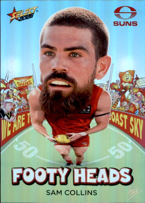 Sam Collins, FH50, Footy Heads, 2026 Select AFL Footy Stars