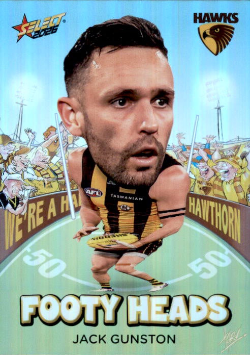 Jack Gunston, FH56, Footy Heads, 2026 Select AFL Footy Stars