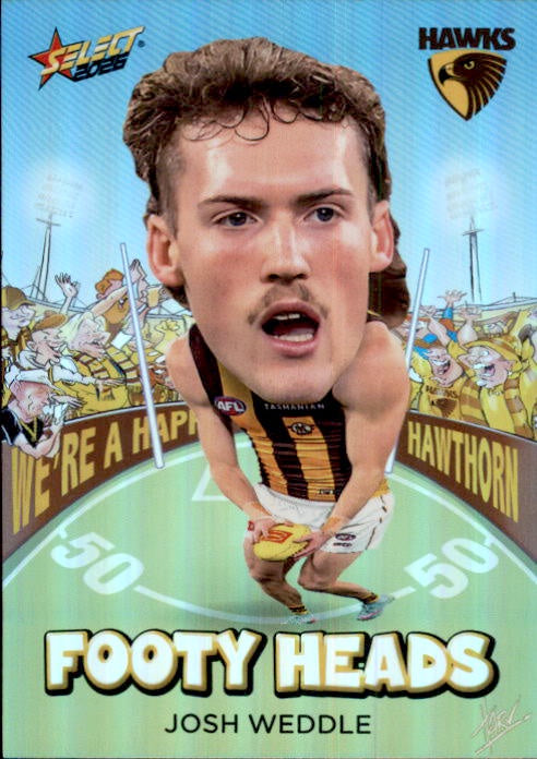 Josh Weddle, FH60, Footy Heads, 2026 Select AFL Footy Stars
