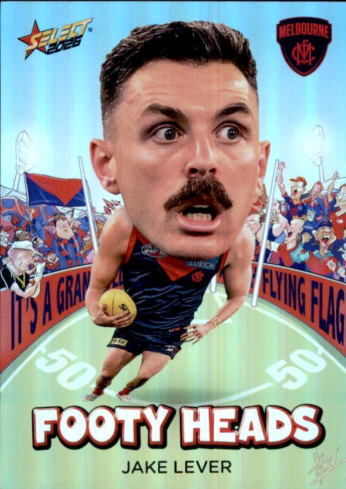 Jake Lever, FH64, Footy Heads, 2026 Select AFL Footy Stars