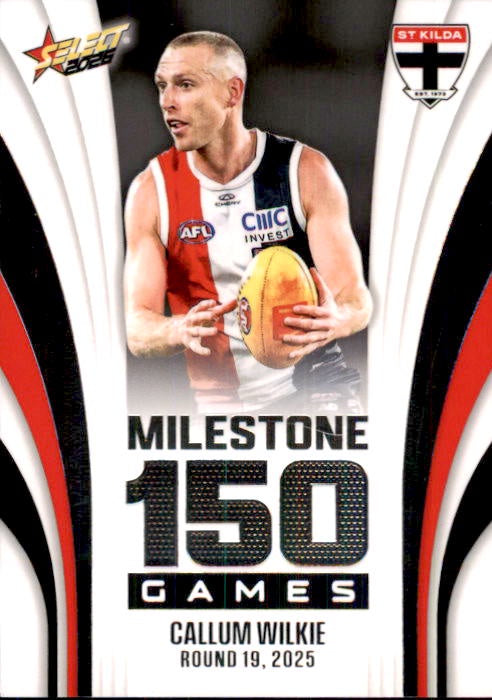 Callum Wilkie, MG87, Milestone, 2026 Select AFL Footy Stars