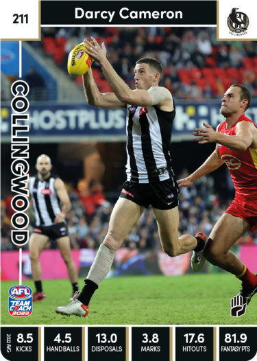 2023 Teamcoach AFL Common Cards - Cards 201 to 225 - Pick Your Card