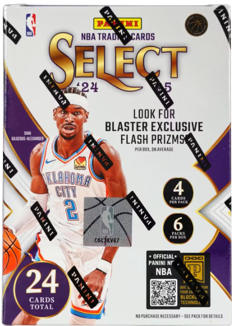 2024-25 Panini Select Basketball NBA 6-Pack Blaster Box