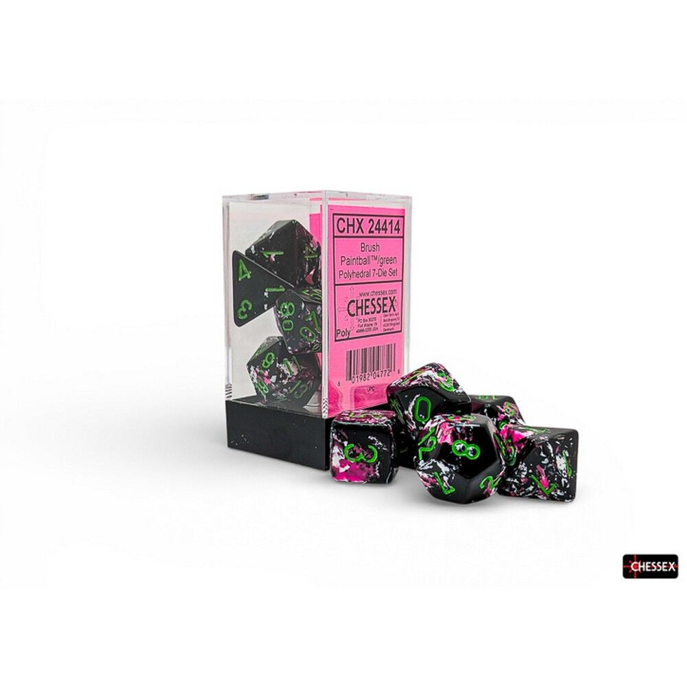 CHX 24414 Brush Polyhedral Paintball/green 7-Die Set