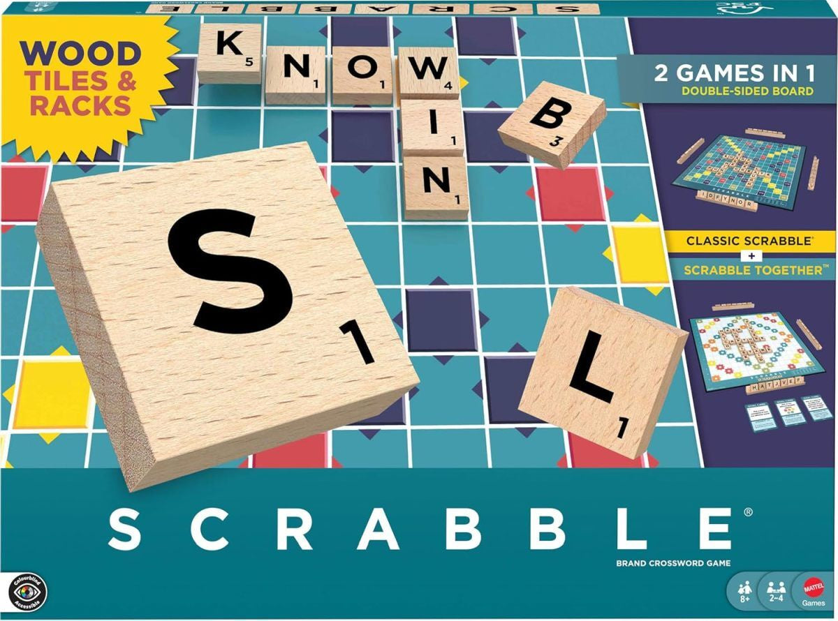Scrabble - Core Wood - ENGLISH - New Version