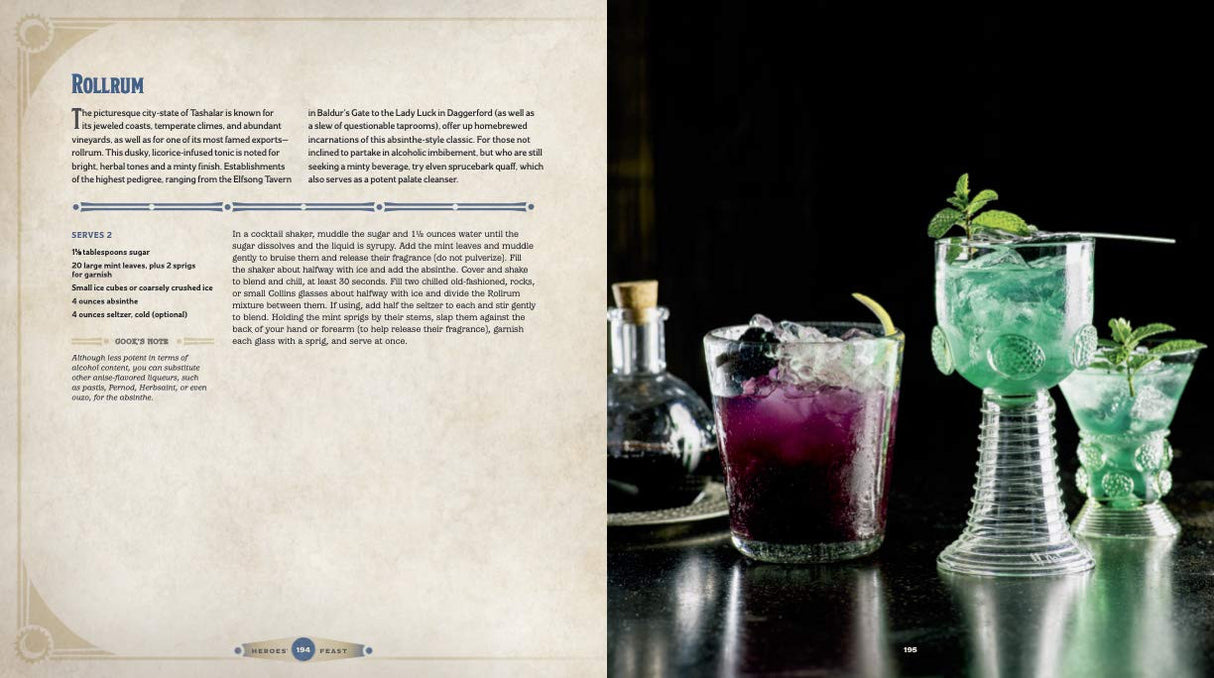 D&D Dungeons & Dragons Heroes Feast the Official Dungeons & Dragons Cookbook