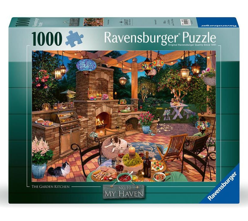 Ravensburger - My Haven No.10 The Garden Kitchen - 1000 Piece Jigsaw Puzzle