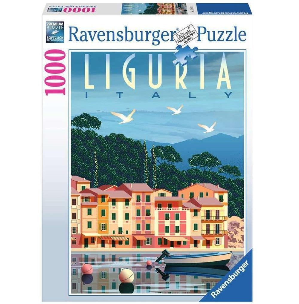 Ravensburger - Postcards from Liguria - 1000 Piece Jigsaw Puzzle