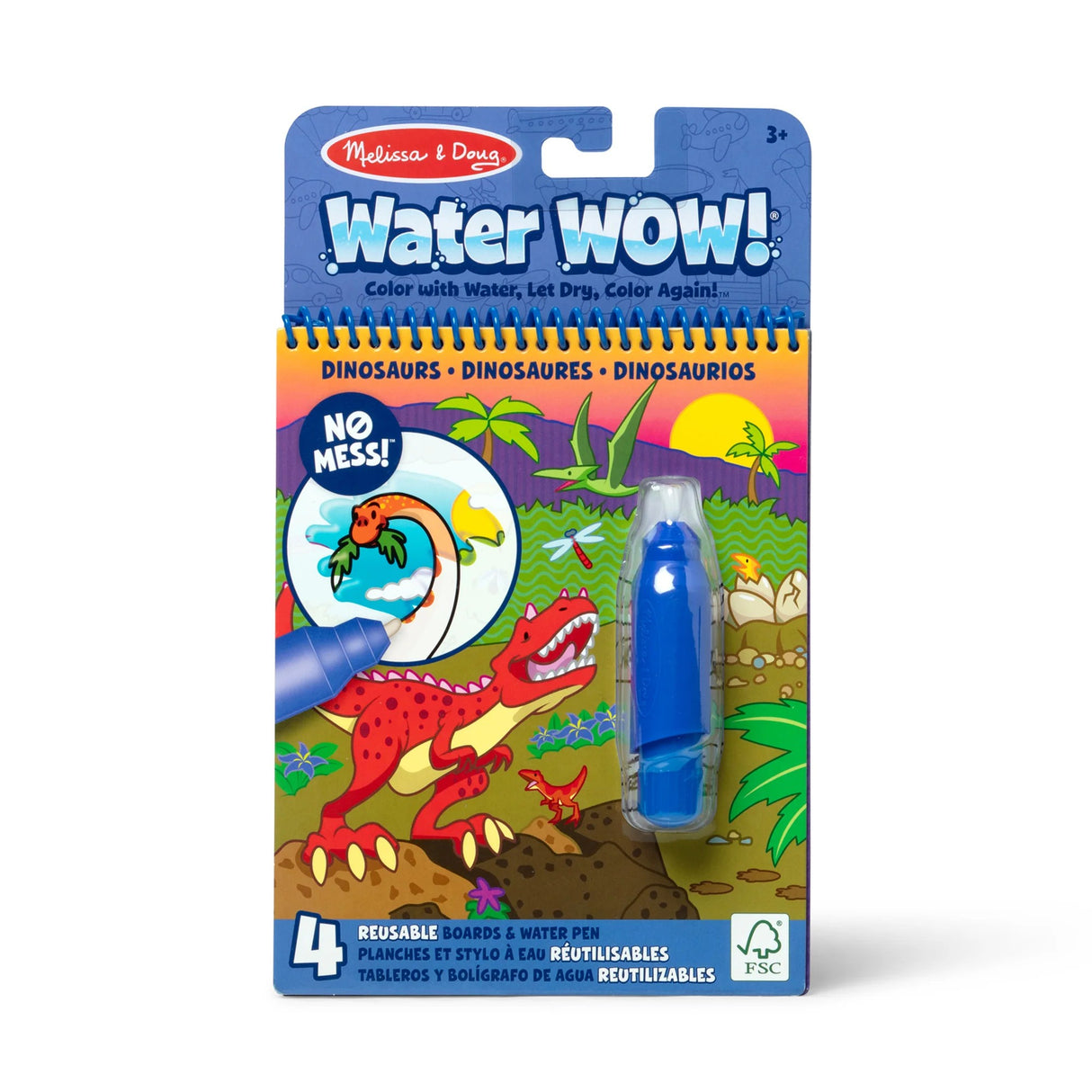 Melissa & Doug - On the Go Water Wow! Water-Reveal Pad – Dinosaurs