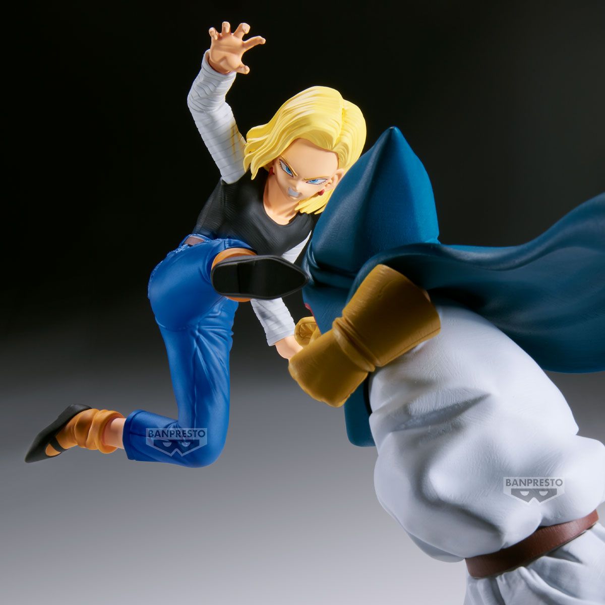 Banpresto Dragon Ball Z Match Makers Android 18 & Mr. Satan (Vs. Mighty Mask) Figures