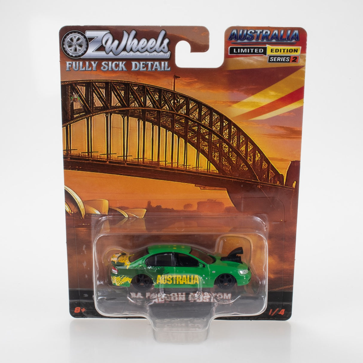 Oz Wheels Australia Day, 2004 Ford BA Falcon, Fully Sick Detail FSD's Series 2 - 1:64 Scale Diecast - MAX 2 Per Customer