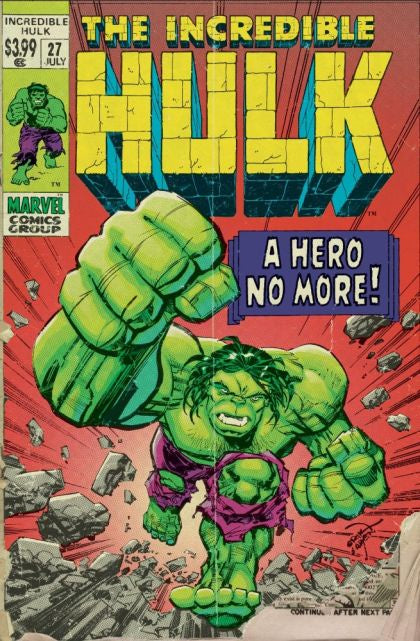 The Incredible Hulk, Vol. 4, #27 Erik Larsen Retro Vision Variant Comic