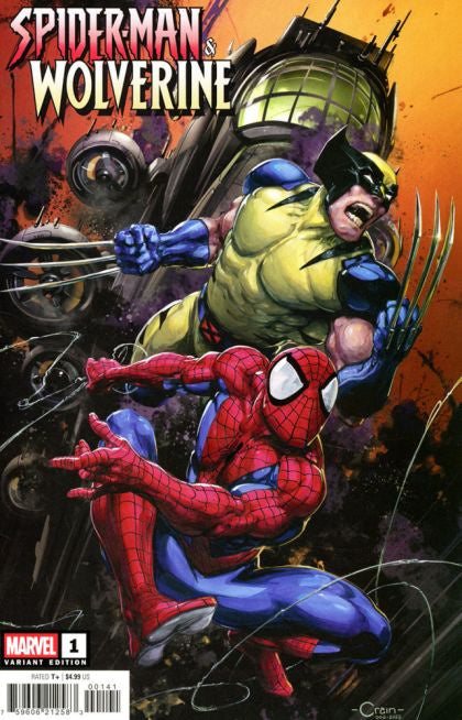 Spider-Man & Wolverine, Vol. 2, #1 Clayton Crain Variant Comic