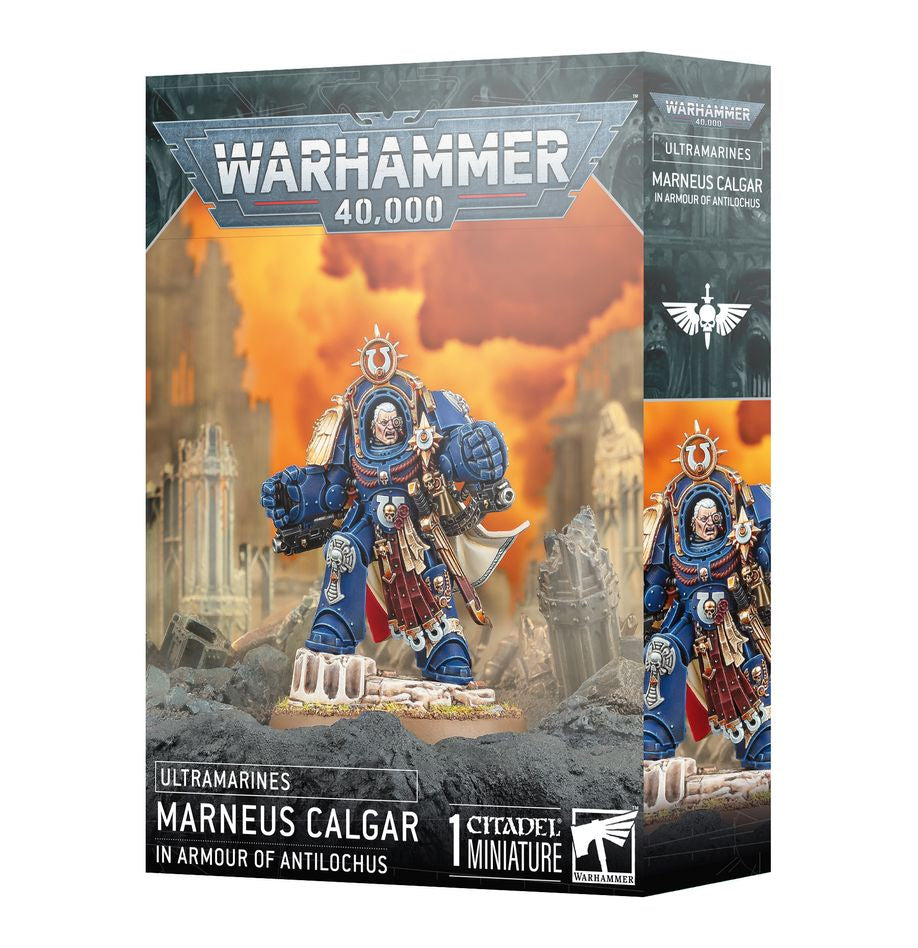 Warhammer 40,000 - 55-74, Ultramarines, Marneus Calgar in Armour of Antilochus