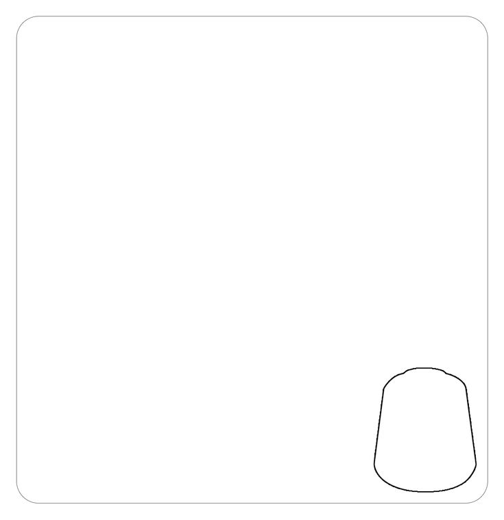 Warhammer Colour / Citadel Base Corax White 21-52 Acrylic Paint 12ml