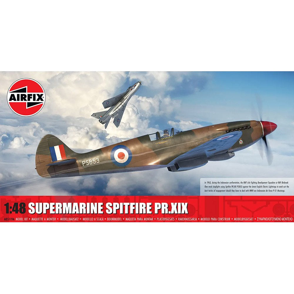 AIRFIX SUPERMARINE SPITFIRE PR.XIX, 1:48 Scale Model Kit