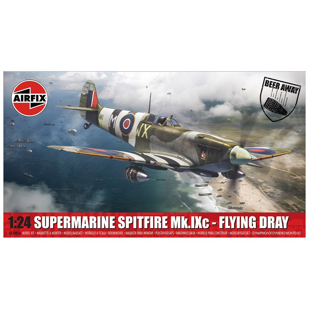 AIRFIX SUPERMARINE SPITFIRE MK.IXC - FLYING DRAY, 1:24 Scale Model Kit
