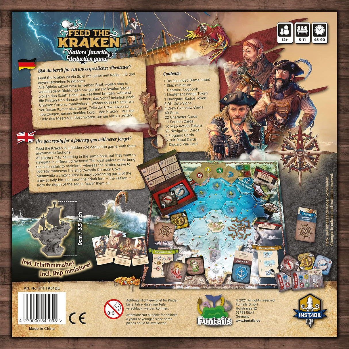 Feed the Kraken Board Game
