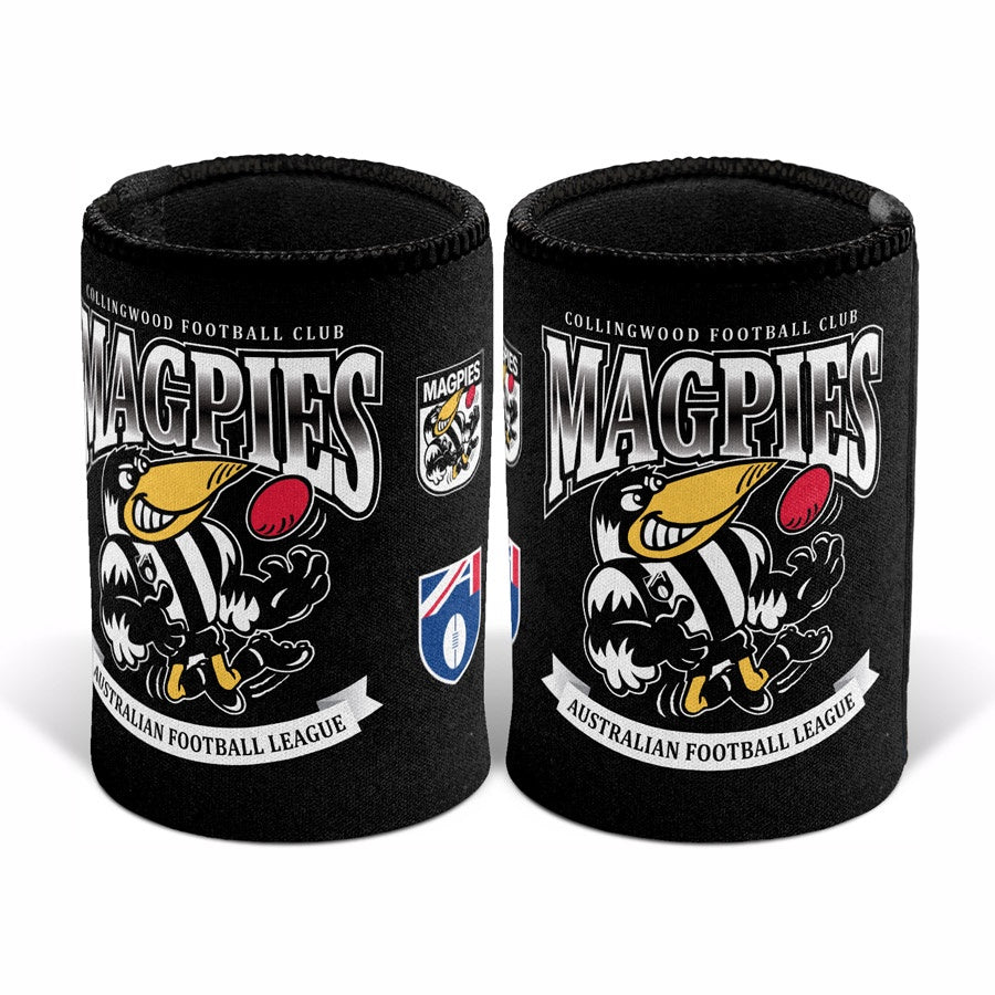 COLLINGWOOD MAGPIES RETRO CAN COOLER