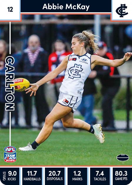 2023 Teamcoach AFLW, 90 card Base Set