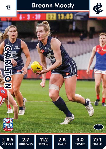 2023 Teamcoach AFLW, 90 card Base Set