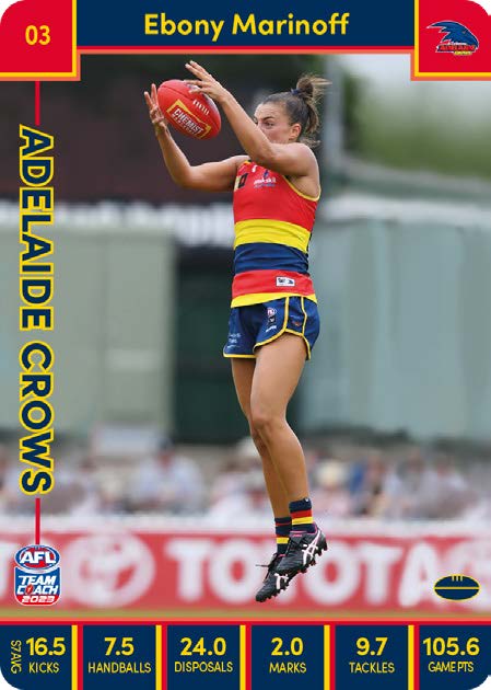 2023 Teamcoach AFLW Common Cards - Cards 1 to 90 - Pick Your Card