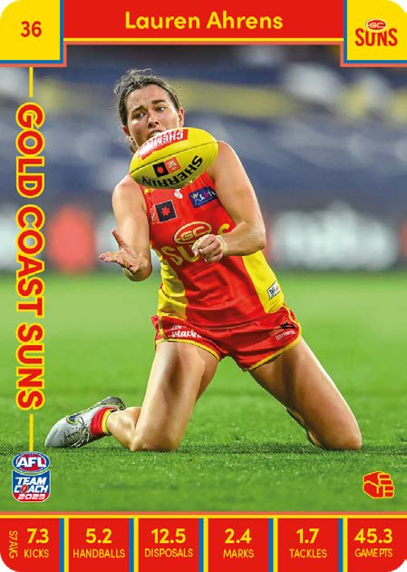 2023 Teamcoach AFLW Common Cards - Cards 1 to 90 - Pick Your Card