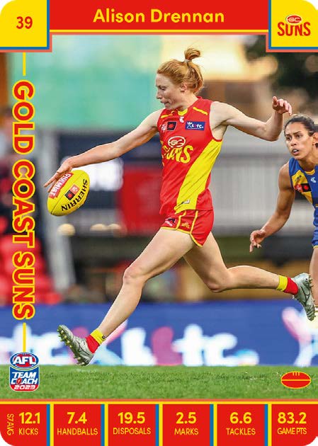 2023 Teamcoach AFLW, 90 card Base Set