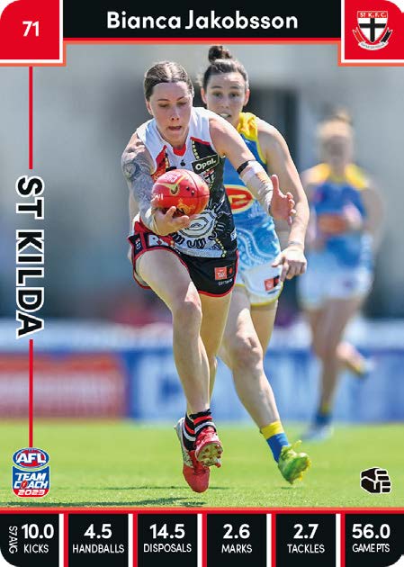 2023 Teamcoach AFLW, 90 card Base Set