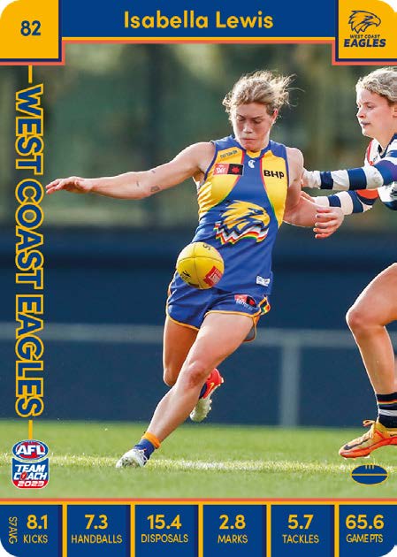 2023 Teamcoach AFLW, 90 card Base Set