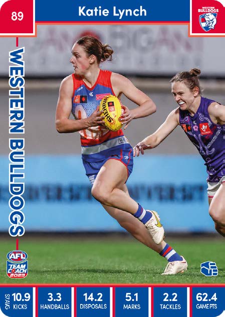 2023 Teamcoach AFLW Common Cards - Cards 1 to 90 - Pick Your Card