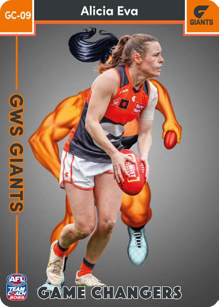 2023 Teamcoach AFLW - Game Changers Cards - Cards GC-01 to GC-18 - Pick Your Card