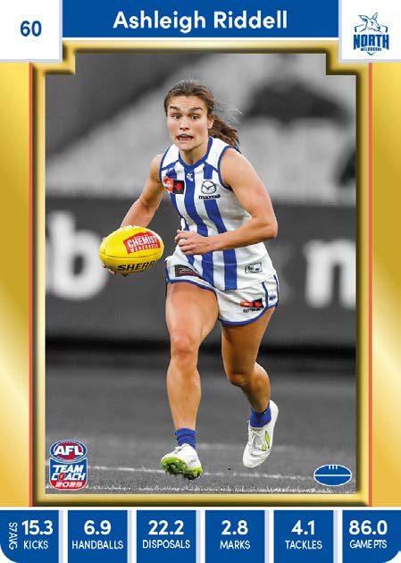 2023 Teamcoach AFLW GOLD Parallel Cards - Cards 1 to 90 - Pick Your Card