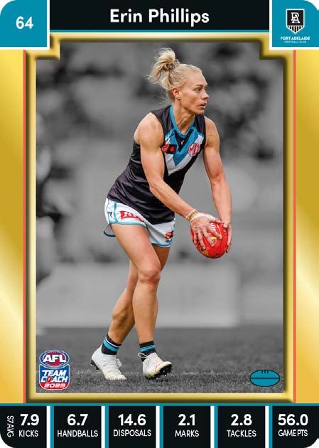 2023 Teamcoach AFLW GOLD Parallel Cards - Cards 1 to 90 - Pick Your Card