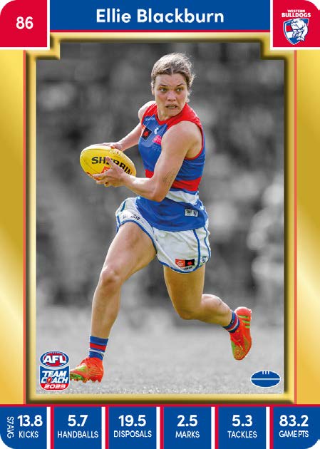 2023 Teamcoach AFLW GOLD Parallel Cards - Cards 1 to 90 - Pick Your Card