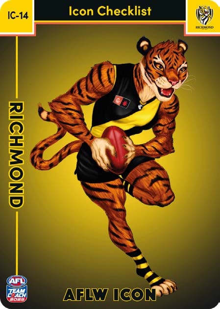 2023 Teamcoach AFLW - Icon Checklist Cards - Cards IC-01 to IC-18 - Pick Your Card