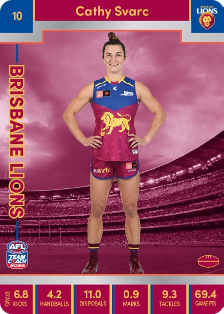 2023 Teamcoach AFLW Silver Parallel Cards - Cards 1 to 90 - Pick Your Card
