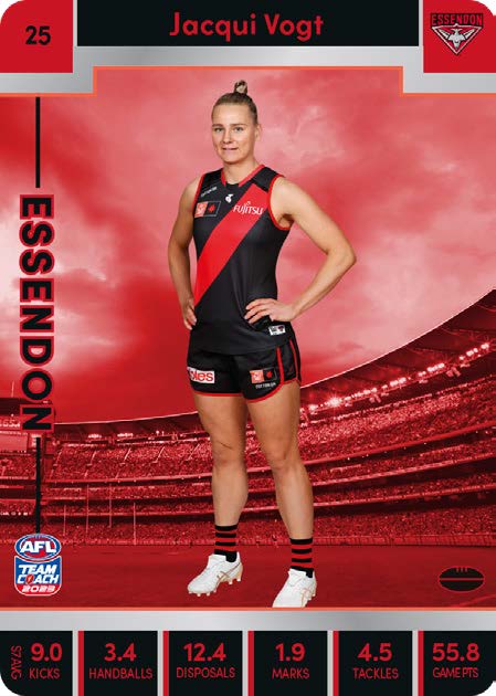 2023 Teamcoach AFLW Silver Parallel Cards - Cards 1 to 90 - Pick Your Card